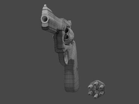 Magnum 44 3D Model