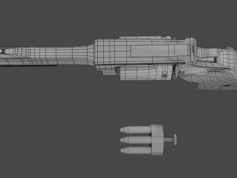 Magnum 44 3D Model