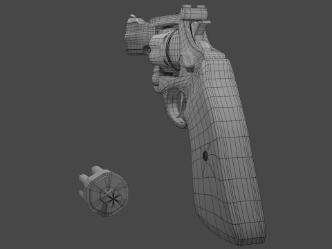 Magnum 44 3D Model