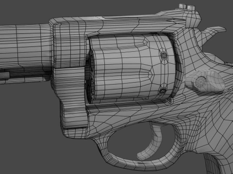 Magnum 44 3D Model