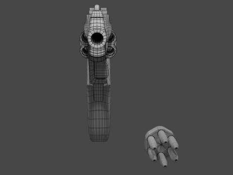 Magnum 44 3D Model