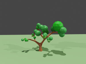 Low Poly Tree Model 3D