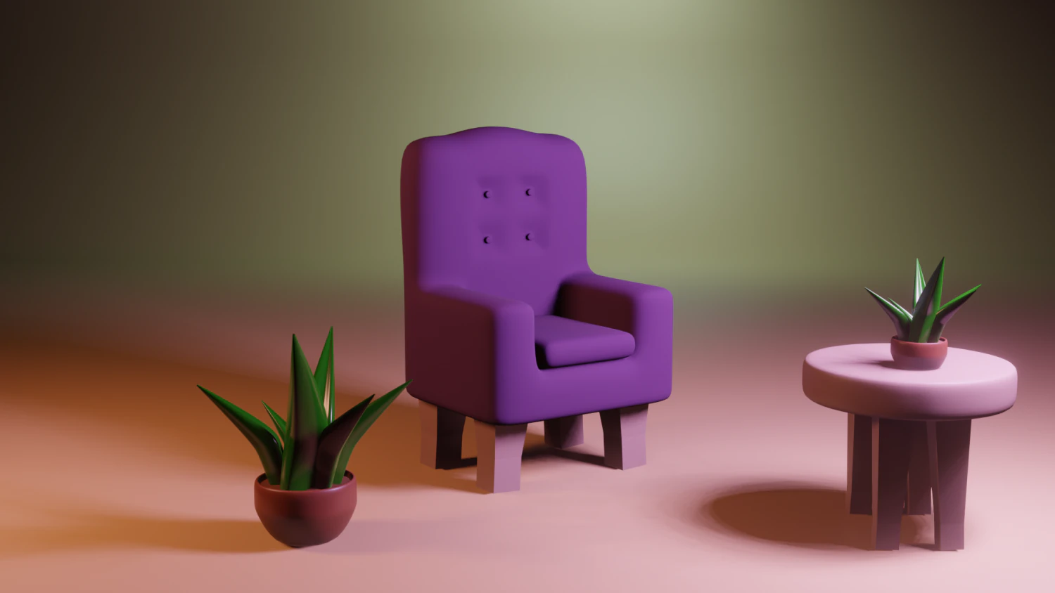 Cartoon room 3D Model .c4d .max .obj .3ds .fbx .stl .blend 