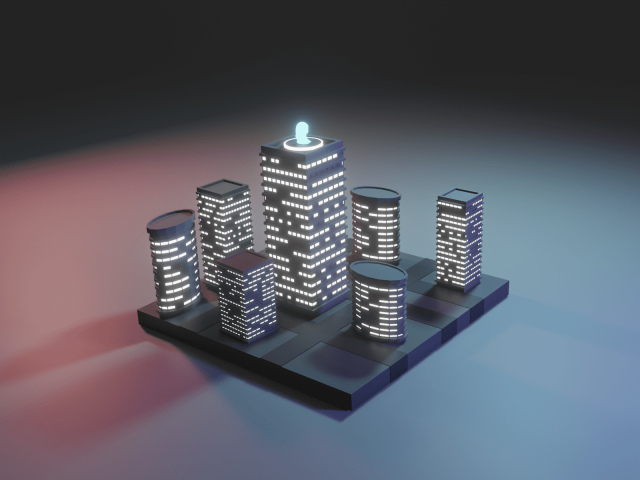Buildings 3Dモデル .c4d .max .obj .3ds .fbx .stl .blend 
