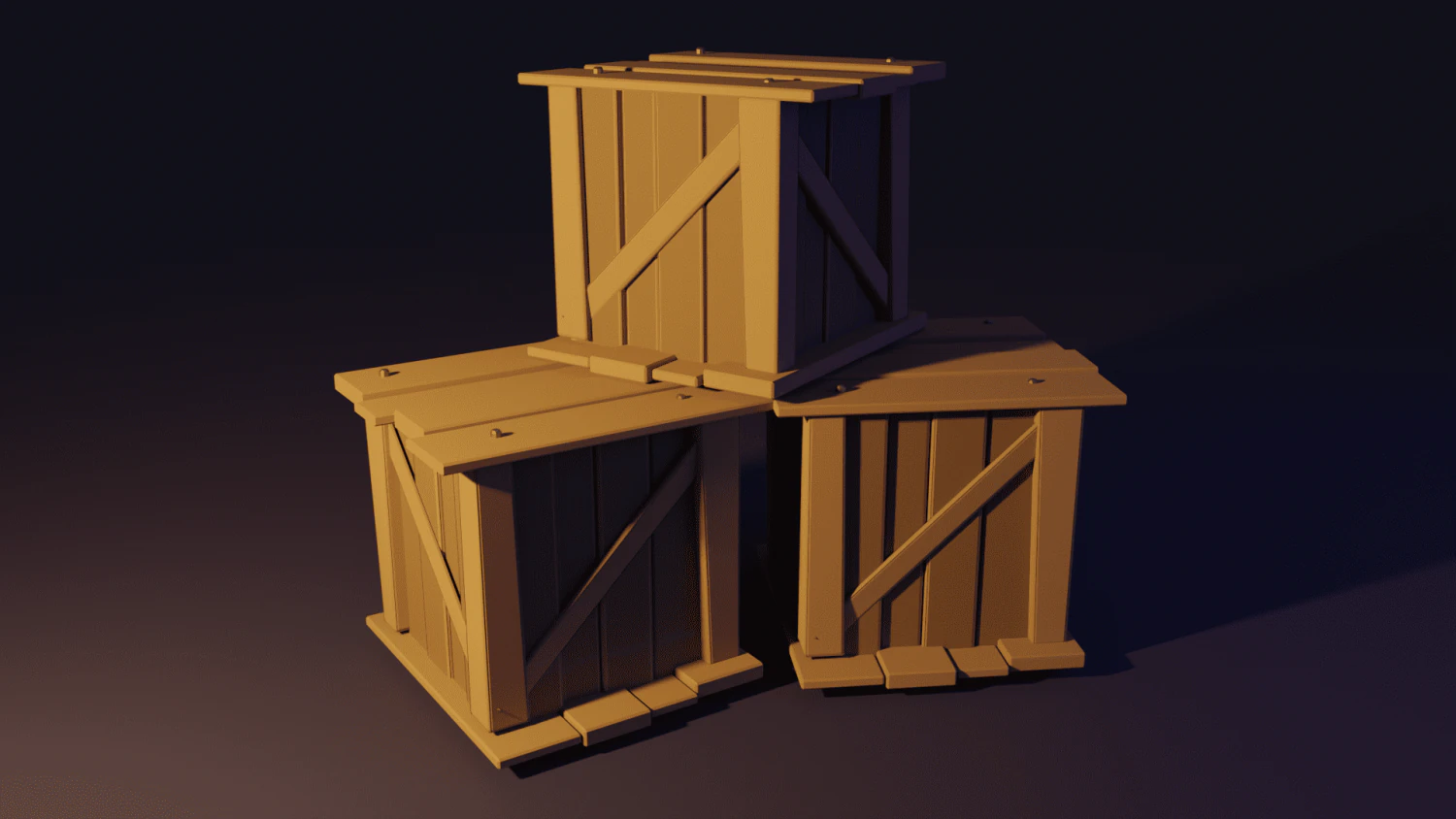 Boxes 3D Model .c4d .max .obj .3ds .fbx .stl .blend 