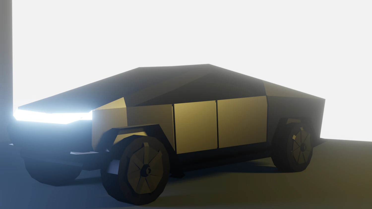 Tesla cybertruck 3D Model .c4d .max .obj .3ds .fbx .stl .blend 