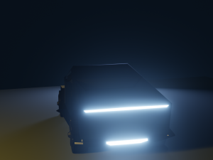 Tesla cybertruck Modèle 3D