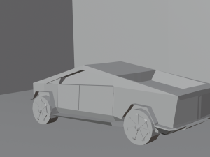 Tesla cybertruck Modèle 3D