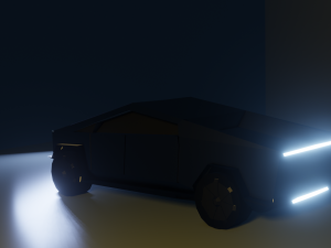 Tesla cybertruck Modèle 3D