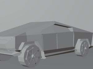 Tesla cybertruck Modèle 3D