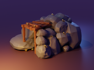 Mine 3D Model