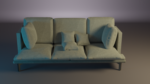 Sofa Modèle 3D .c4d .max .obj .3ds .fbx .stl .blend 
