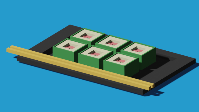 Sushi 3D Model .c4d .max .obj .3ds .fbx .stl .blend 