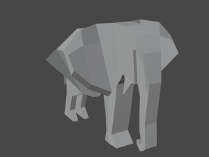 Elephant 3D Model