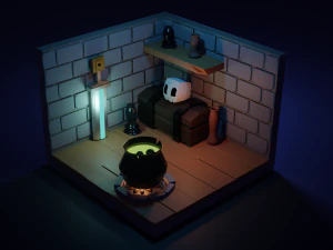 마녀의 집 3D 모델