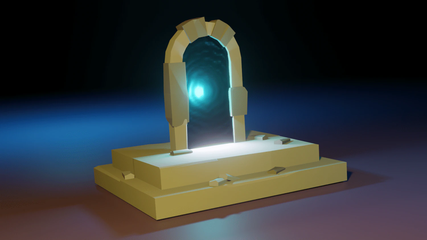 Portal 3D Model .c4d .max .obj .3ds .fbx .stl .blend 