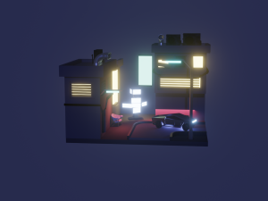 Cyberpank 3D Model