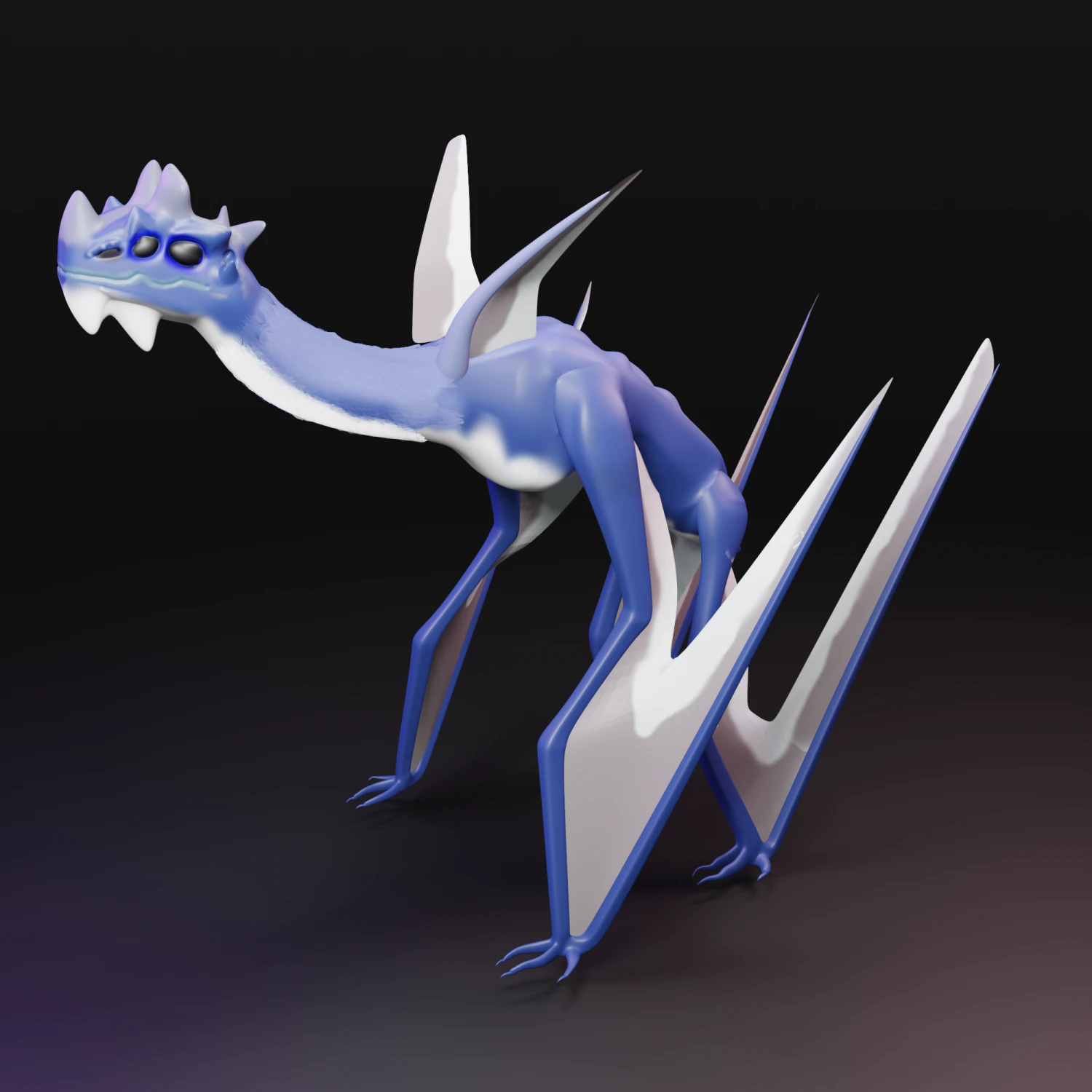 Dragon 3D Model .c4d .max .obj .3ds .fbx .stl .blend 
