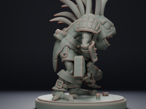 Murloc Hunter - World of Warcraft 3Dプリントモデル