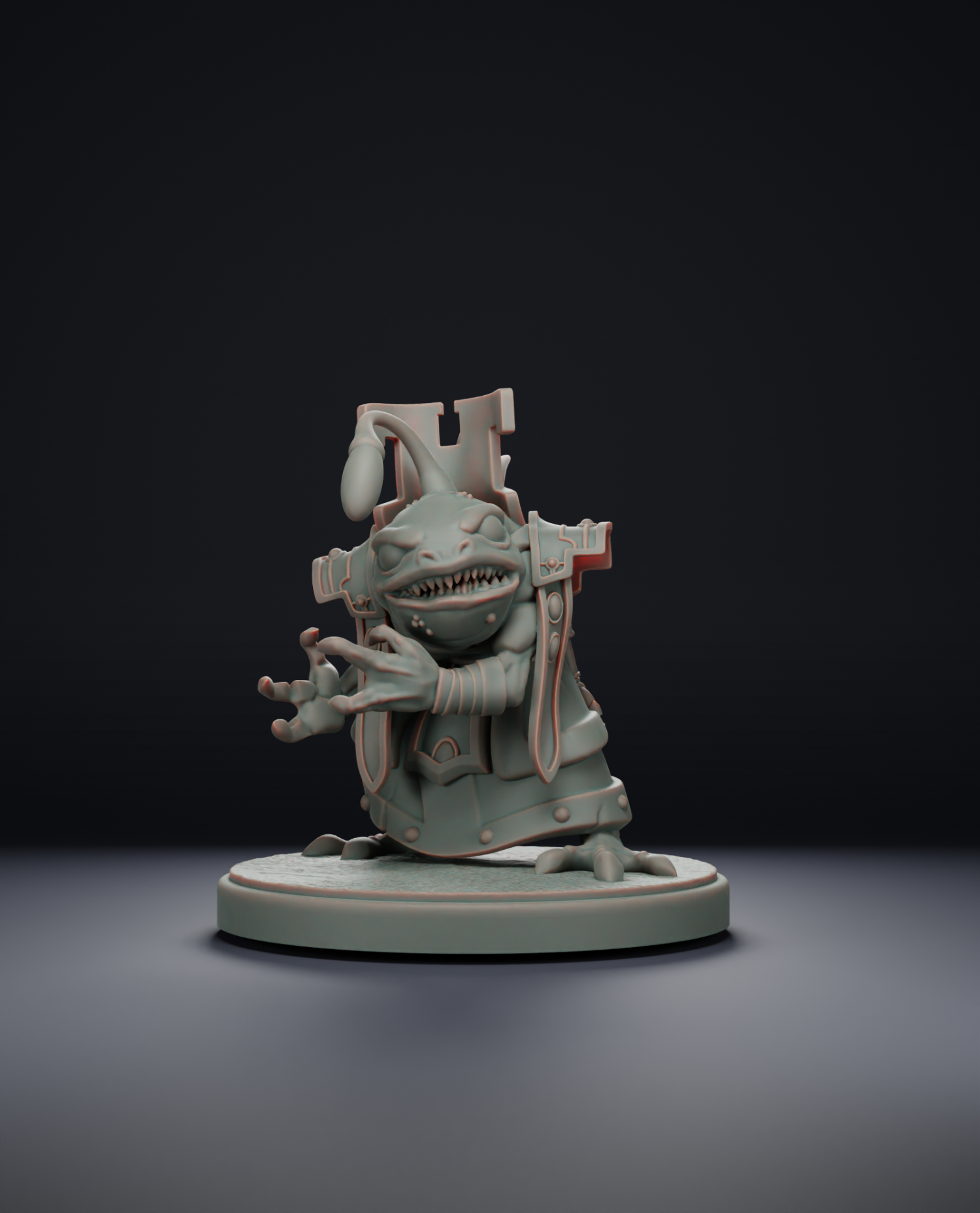 Murloc Priest - World Of Warcraft 3D Принт Модель In Монстры И.