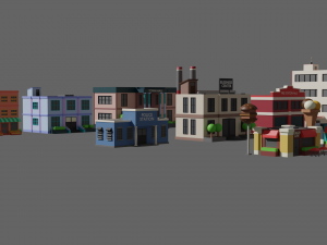 SIMPLE BUILD PACKAGE - Low Poly Modèle 3D