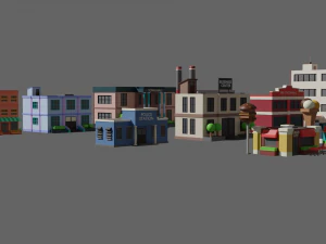 SIMPLE BUILD PACKAGE - Low Poly 3D Model
