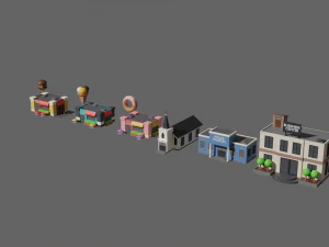 SIMPLE BUILD PACKAGE - Low Poly 3D Model