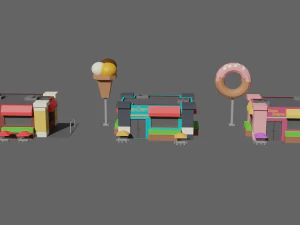 SIMPLE BUILD PACKAGE - Low Poly 3D Model
