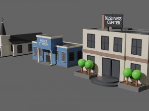 SIMPLE BUILD PACKAGE - Low Poly Modèle 3D