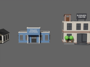 SIMPLE BUILD PACKAGE - Low Poly Modèle 3D