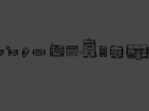 SIMPLE BUILD PACKAGE - Low Poly Modèle 3D