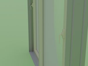 Big sliding window 200x200 3Dモデル