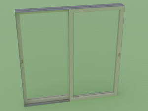 Big sliding window 200x200 3Dモデル