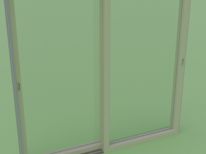 Big sliding window 200x200 3Dモデル