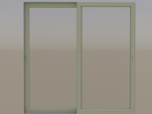 Big sliding window 200x200 3Dモデル
