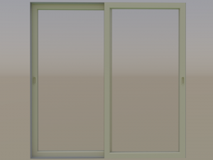 Big sliding window 200x200 3Dモデル