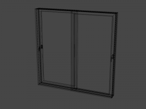 Big sliding window 200x200 3Dモデル