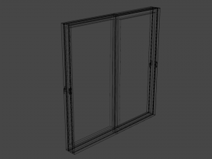 Big sliding window 200x200 3Dモデル