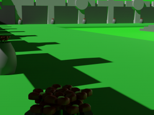LOW POLY CHURCH - CEMETERY Package 3D Модель
