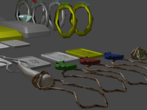 Valuables 3D Model
