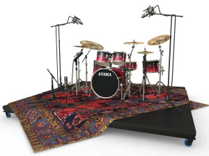 Drum Kit Tama Rockstar Model 3D