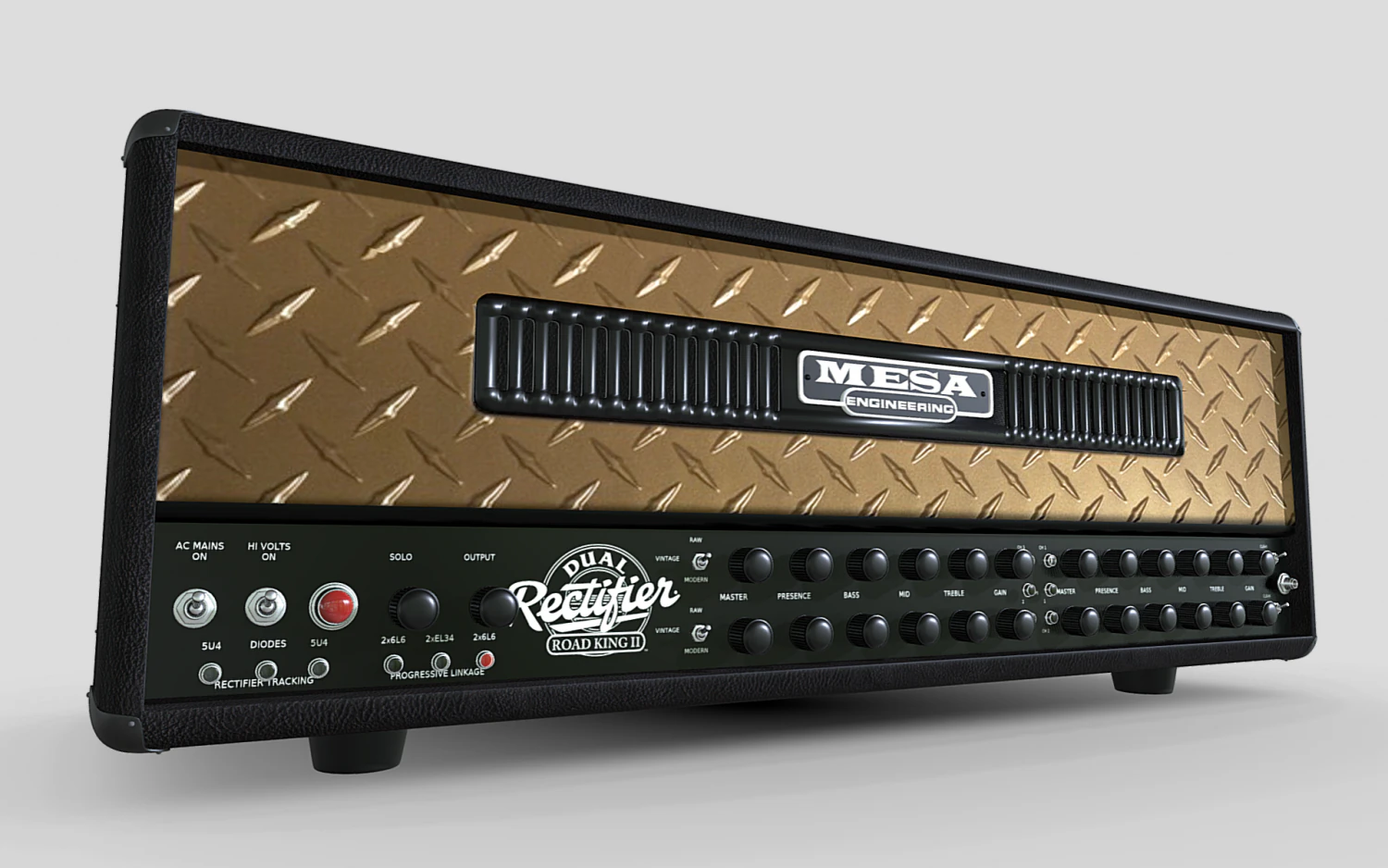 Mesa Boogie Dual Rectifier 3D Model .c4d .max .obj .3ds .fbx .stl .blend 