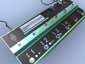 BASS RIG KEMPER GALLIEN KRUEGER SHURE SM57 3D Model