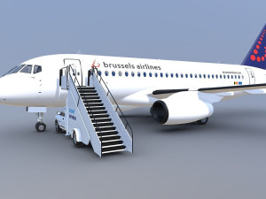 AIRPLANE - AIRPORT CAR 3D Model