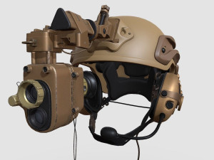 HELMET NIGHT VISION Model 3D