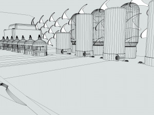 DIEZEL VH4 blender file Modelo 3D