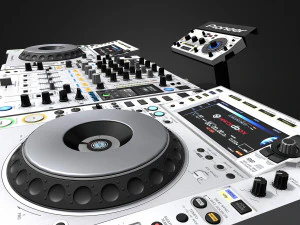 Pioneer DJM-900NXS2-CDJ-2000NXS2 3D Model