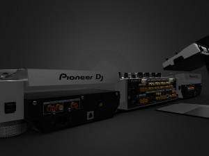 Pioneer DJM-900NXS2-CDJ-2000NXS2 Modelo 3D