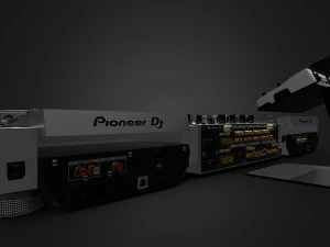 Pioneer DJM-900NXS2-CDJ-2000NXS2 3D Model