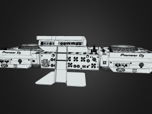 Pioneer DJM-900NXS2-CDJ-2000NXS2 Modelo 3D